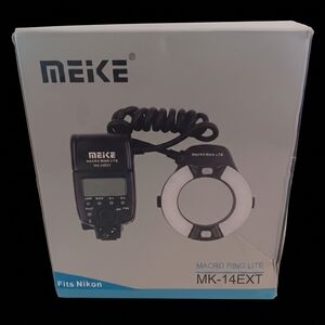 Meike MK-14EXT Macro Ring Flash for Nikon DSLR – i-TTL Complete Kit